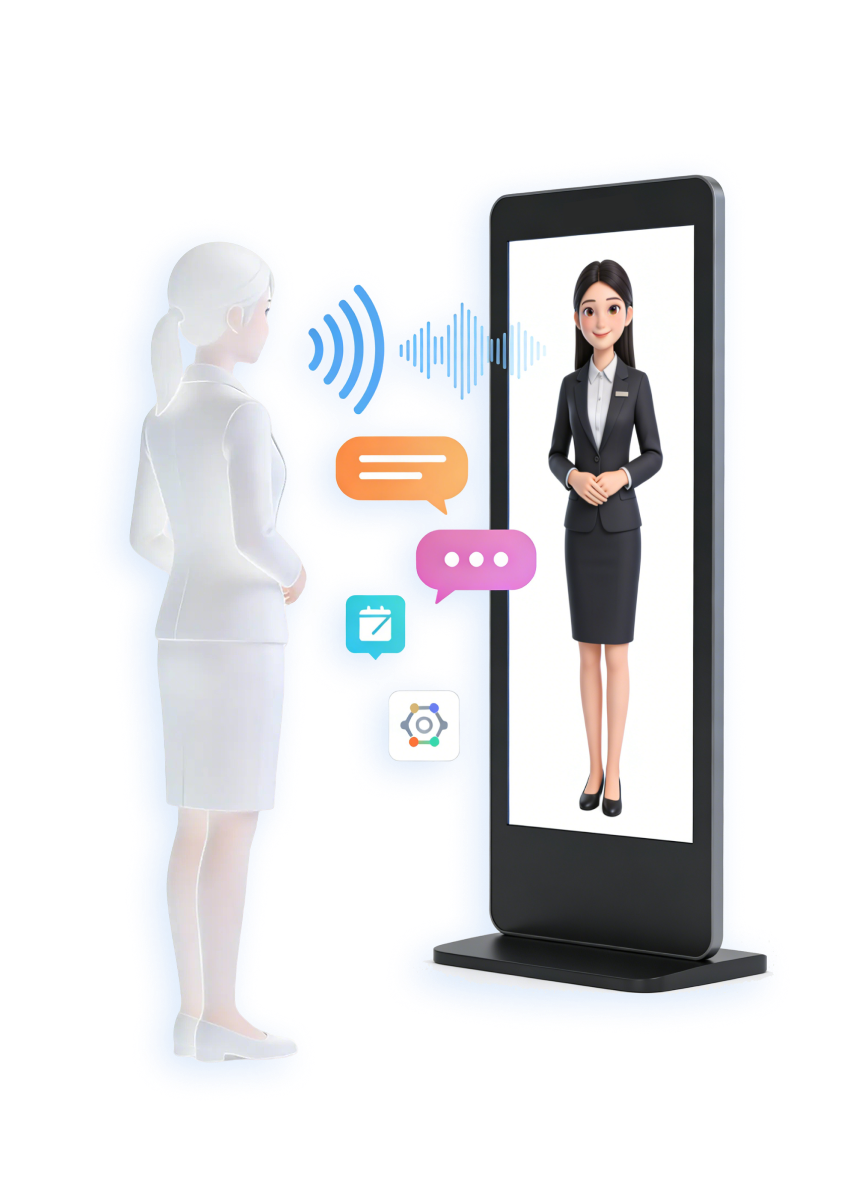 拟人化数字人交互场景