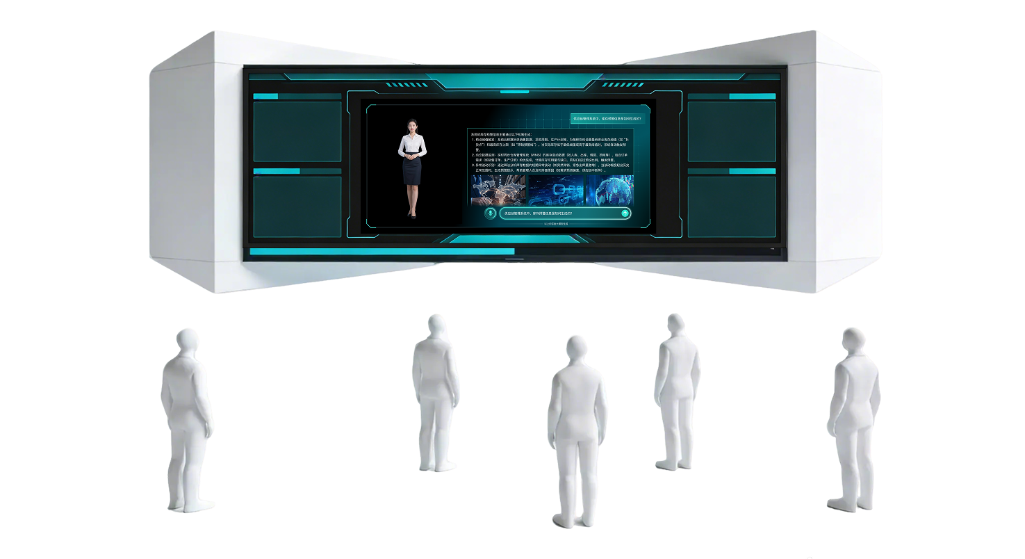 大屏数字人展厅场景