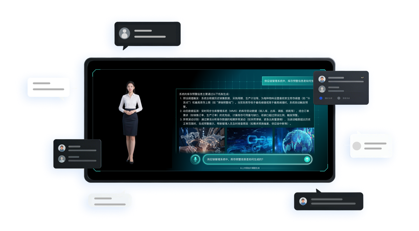 智能讲解内容展示