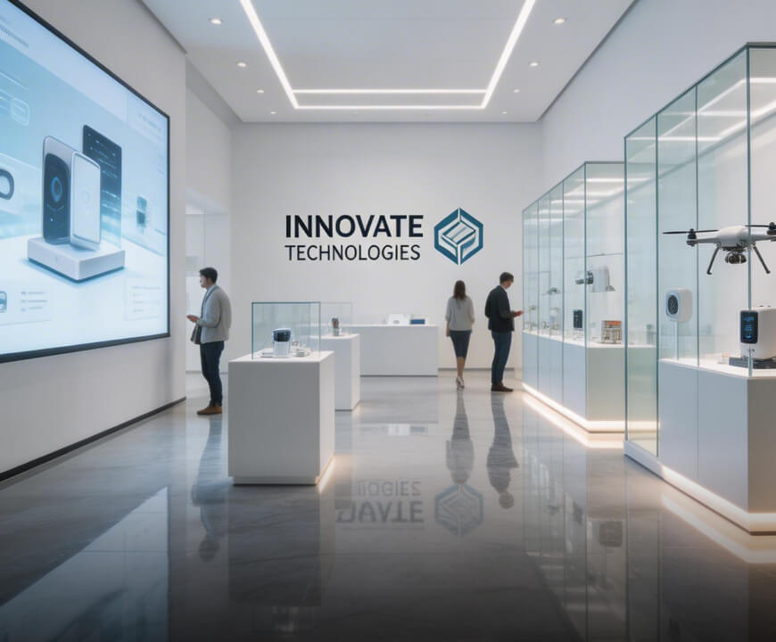 企业展厅成功案例 - 智能机器人展示